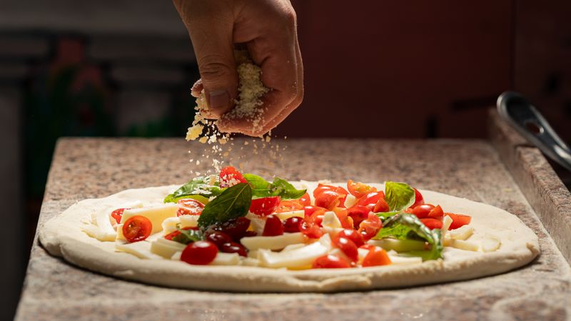 Chef's special plate — a daily feature at Jet's pizza